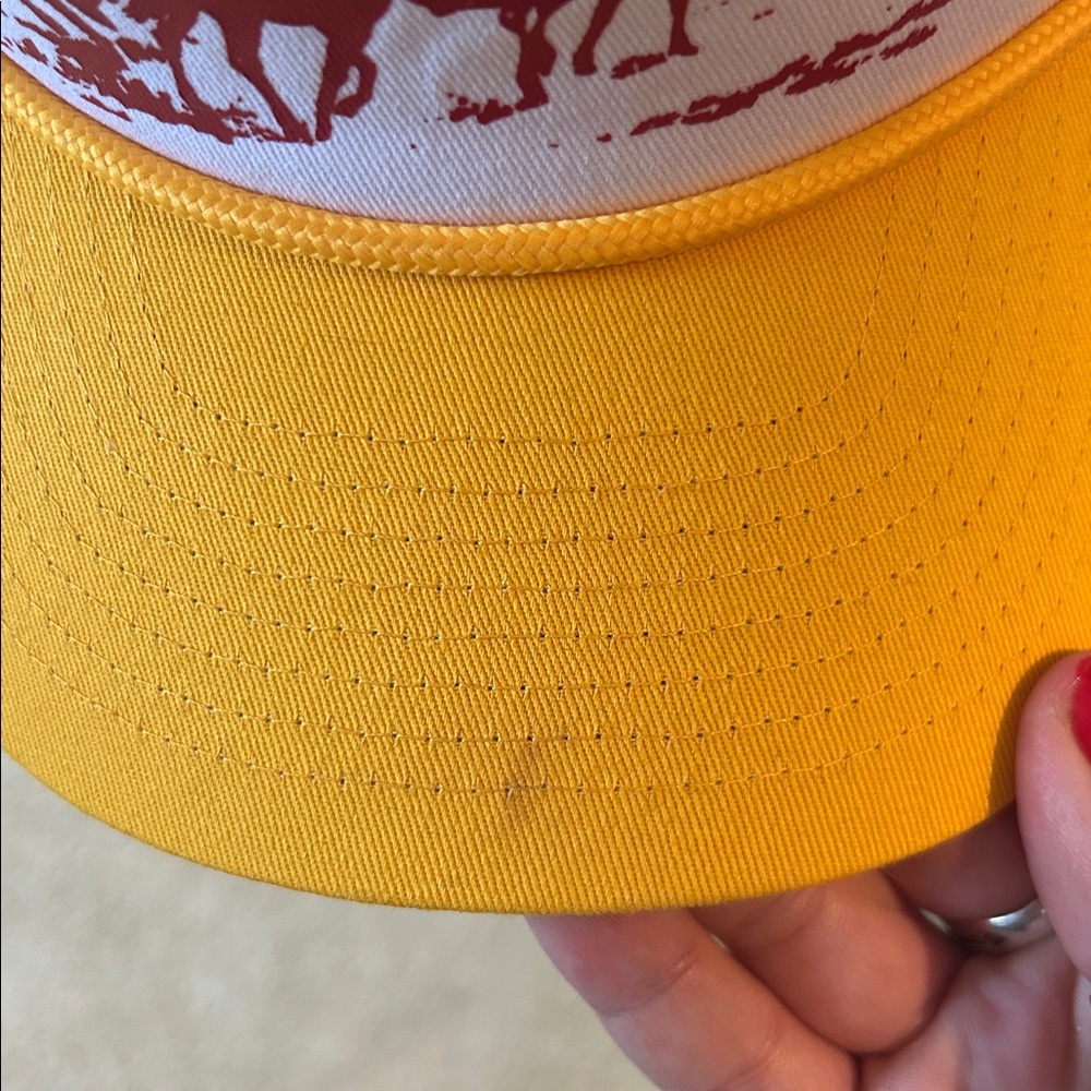 Seager Western Company Yellow Trucker Hat - Picture 3 of 3